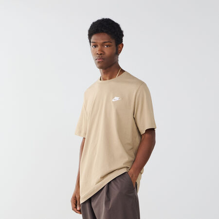NIKE TEE SHIRT CLUB BEIGE/BIANCO UOMO
