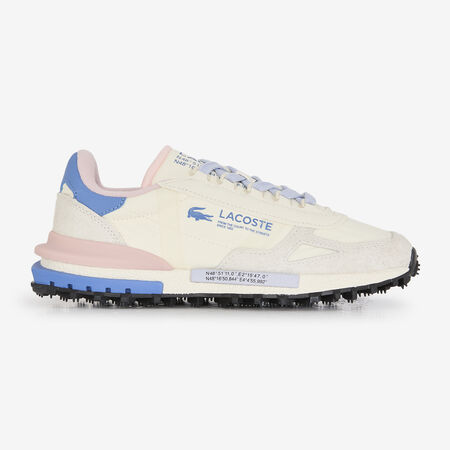 LACOSTE ELITE ACTIVE ECRU/BLEU/ROSE DONNA