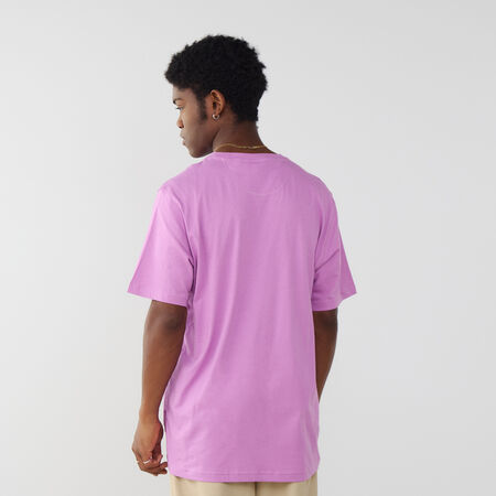 ADIDAS ORIGINALS TEE SHIRT ESSENTIAL TREFOIL VIOLA/NERO UOMO