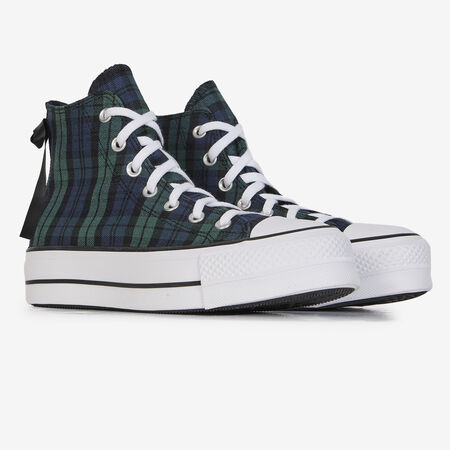 CONVERSE CHUCK TAYLOR ALL STAR LIFT HI BLU/NERO DONNA