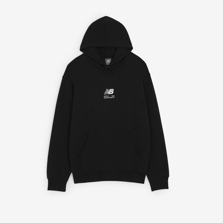 HOODIE BOSTON LOGO : NERO/ROSA