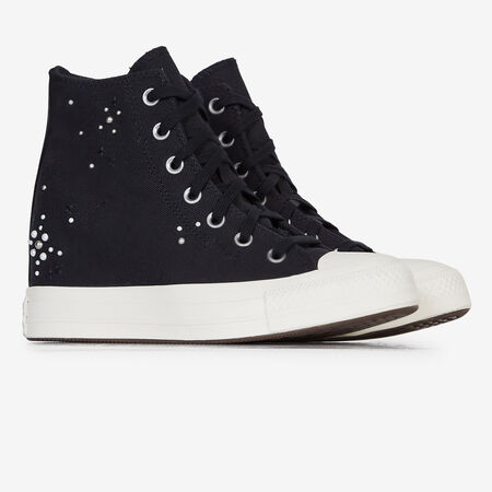 CONVERSE chuck taylor all star CHUCK TAYLOR ALL STAR WEDGE STUDS NERO DONNA