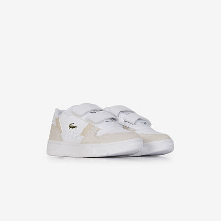 LACOSTE T-CLIP BIANCO/BEIGE NEONATO