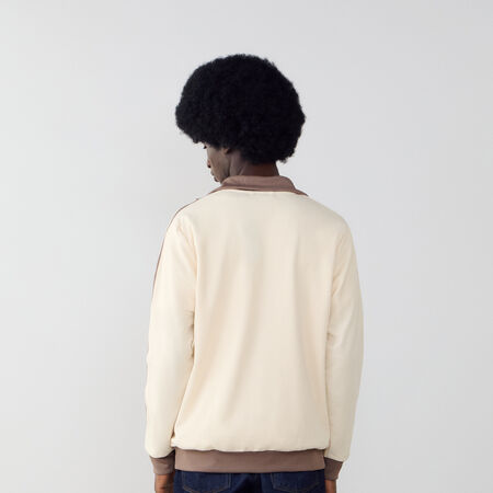 ADIDAS ORIGINALS JACKET FZ BECKENBAUER BEIGE/MARRONE UOMO