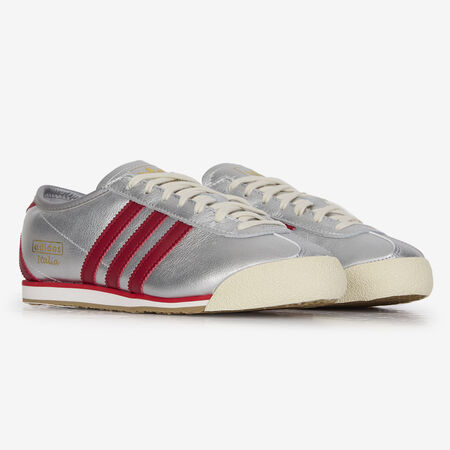 ADIDAS ORIGINALS ITALIA 70S ARGENTO/ROSSO DONNA