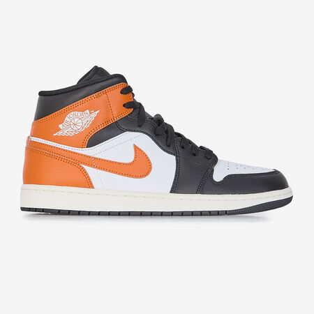 JORDAN air jordan 1 AIR JORDAN 1 MID BIANCO/ARANCIONE UOMO