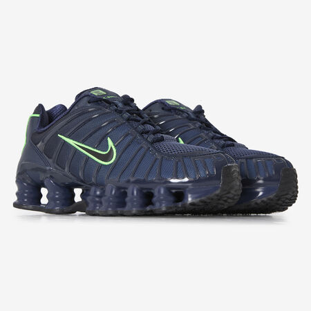 NIKE shox SHOX TL BLU SCURO/GIALLO UOMO