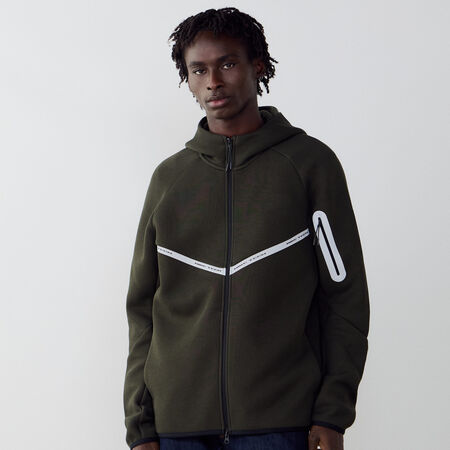 NIKE JACKET TECH FLEECE FZ REFLECTIVE VERDE UOMO