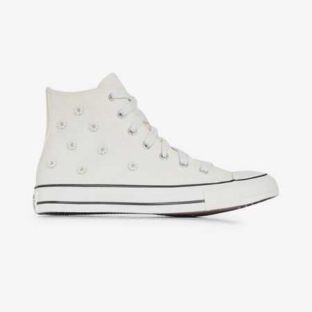 CONVERSE chuck taylor all star CHUCK TAYLOR ALL STAR HI BEADS BEIGE/BIANCO RAGAZZO