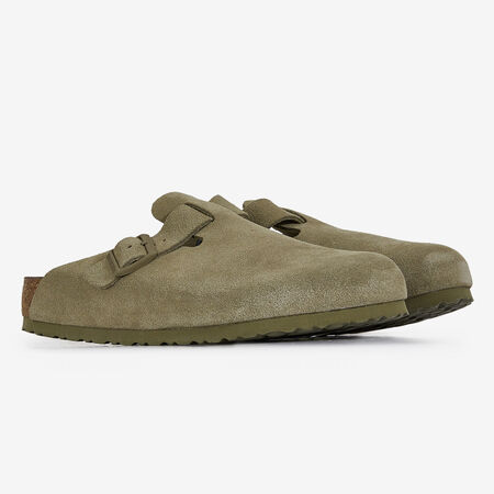BIRKENSTOCK boston BOSTON SUEDE FADED KHAKI KAKI UOMO