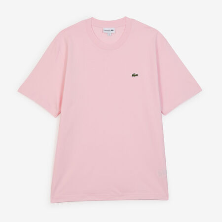 TEE SHIRT CLASSIC SMALL LOGO : ROSA/VERDE