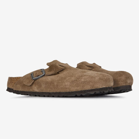 BIRKENSTOCK boston BOSTON SUEDE DARK TEA MARRONE DONNA