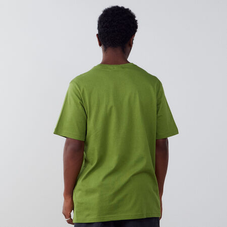 ADIDAS ORIGINALS TEE SHIRT ESSENTIAL VERDE/BIANCO UOMO