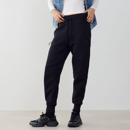 NIKE PANT JOGGER TECH FLEECE NERO DONNA
