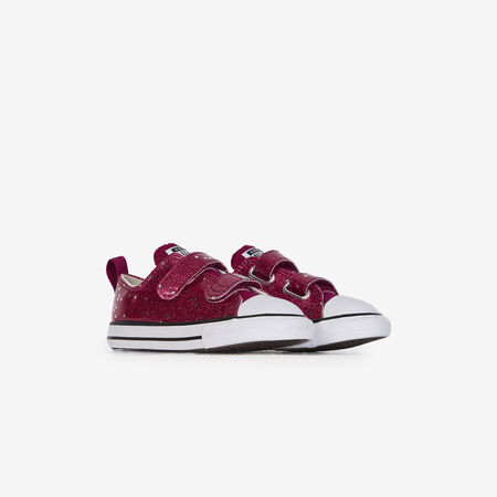 CONVERSE CHUCK TAYLOR ALL STAR OX CF GLITTER ROSA/BIANCO NEONATO
