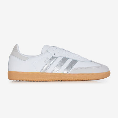 ADIDAS ORIGINALS samba SAMBA OG BIANCO/ARGENTO UOMO