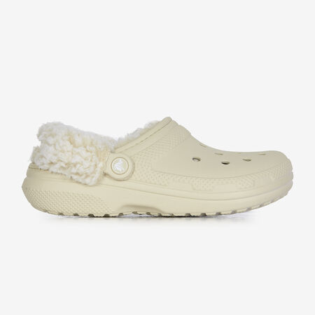 CROCS FLEECE LINED CLOG BIANCO DONNA
