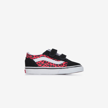 VANS old skool OLD SKOOL LEOPARD V NERO/ROSA NEONATO