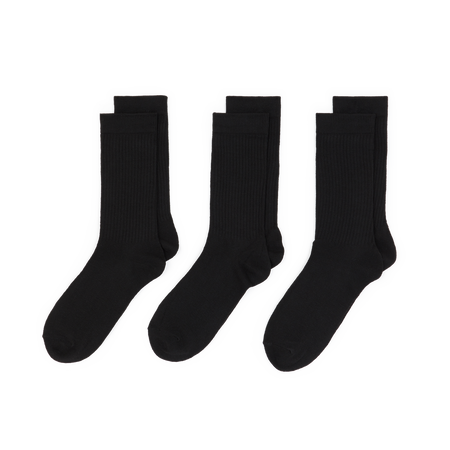 COURIR PACK CALZINI CREW COURIR X3 NOIR UNISEX
