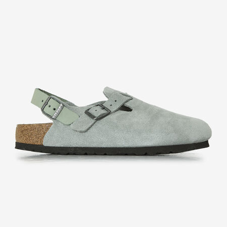 BIRKENSTOCK TOKIO SUEDE PURE SAGE GRIGIO DONNA
