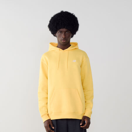 HOODIE SMALL LOGO : GIALLO/BIANCO