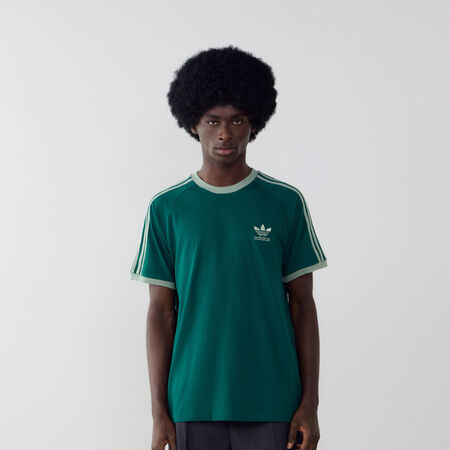 ADIDAS ORIGINALS TEE SHIRT 3 STRIPES VERDE UOMO