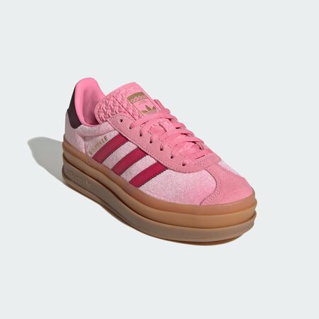 ADIDAS ORIGINALS gazelle GAZELLE BOLD VELVET ROSA/ROSSO RAGAZZO