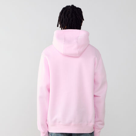 NIKE HOODIE CLUB SMALL LOGO ROSA UOMO