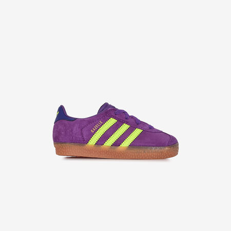 ADIDAS ORIGINALS gazelle GAZELLE VIOLA/GIALLO NEONATO