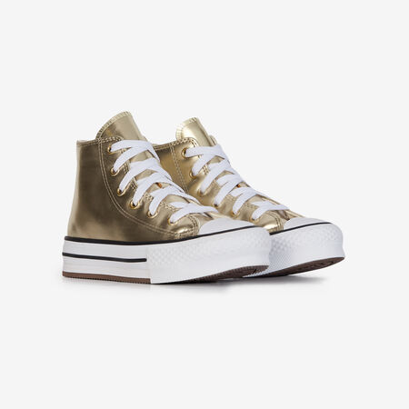 CONVERSE chuck taylor all star CHUCK TAYLOR ALL STAR EVA LIFT HI SHINE DORATO BAMBINO