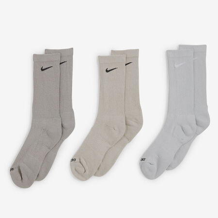 NIKE CALZINI CUSHION CREW X6 GRIGIO UOMO