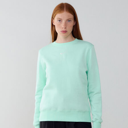 NIKE SWEAT CREW CLUB CENTERED LOGO VERDE DONNA