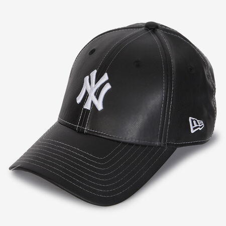NEW ERA 9FORTY WOMEN NY TOPSTITCH PU NERO/BIANCO DONNA