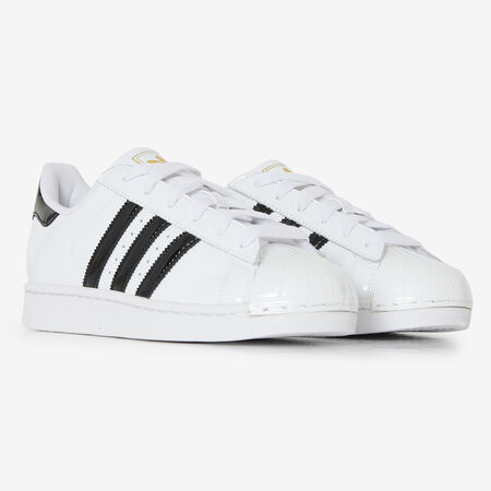ADIDAS ORIGINALS superstar SUPERSTAR II PATENT BIANCO/NERO DONNA