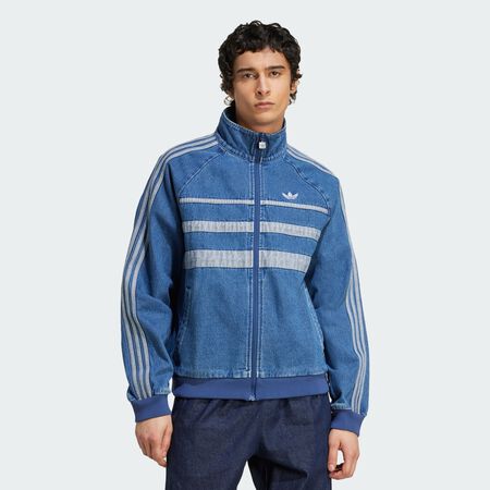 ADIDAS ORIGINALS JACKET FZ THE FIRST BLU/BIANCO UOMO