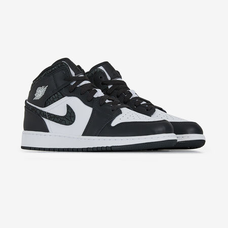 JORDAN air jordan 1 AIR JORDAN 1 MID PANDA ELEPHANT NOIR/BLANC RAGAZZO