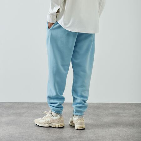 NEW BALANCE PANT JOGGER SMALL LOGO BLEU CIEL UOMO