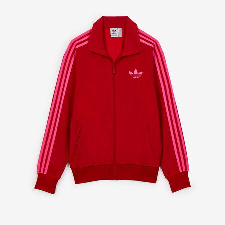 ADIDAS ORIGINALS JACKET FZ TRACKTOP FIREBIRD ROSSO DONNA
