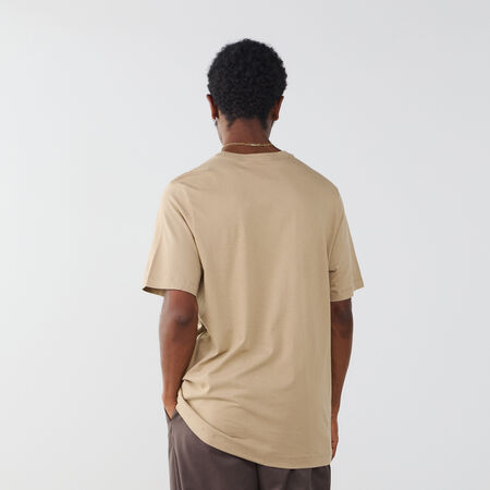 NIKE TEE SHIRT CLUB BEIGE/BIANCO UOMO