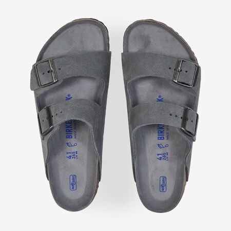 BIRKENSTOCK arizona ARIZONA SUEDE BASALT GRAY GRIGIO UOMO