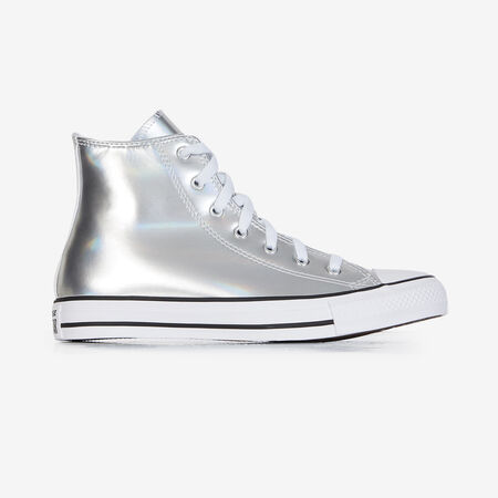 CONVERSE chuck taylor all star CHUCK TAYLOR ALL STAR HI SHINE ARGENTO RAGAZZO