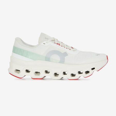 ON RUNNING CLOUDMONSTER BIANCO/VERDE DONNA