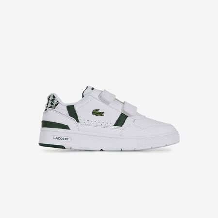 LACOSTE t-clip T-CLIP SIGNATURE CF BIANCO/VERDE BAMBINO