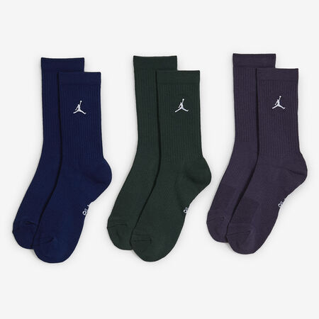 JORDAN CHAUSSETTES X3 CREW JUMPMAN BLU/VERDE UOMO