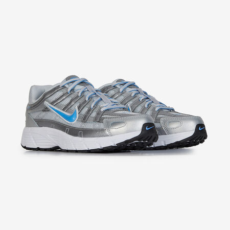 NIKE p-6000 P-6000 ARGENT BIANCO/BLU RAGAZZO