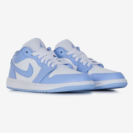 JORDAN AIR JORDAN 1 LOW BIANCO/BLU DONNA