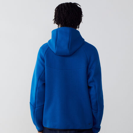 NIKE JACKET TECH FLEECE FZ BLU/NERO UOMO