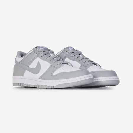 NIKE dunk DUNK LOW BIANCO/GRIGIO RAGAZZO