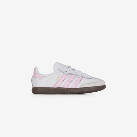 ADIDAS ORIGINALS SAMBA OG PATENT CF BIANCO/ROSA NEONATO