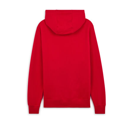 NIKE HOODIE CLUB SMALL LOGO ROSSO UOMO